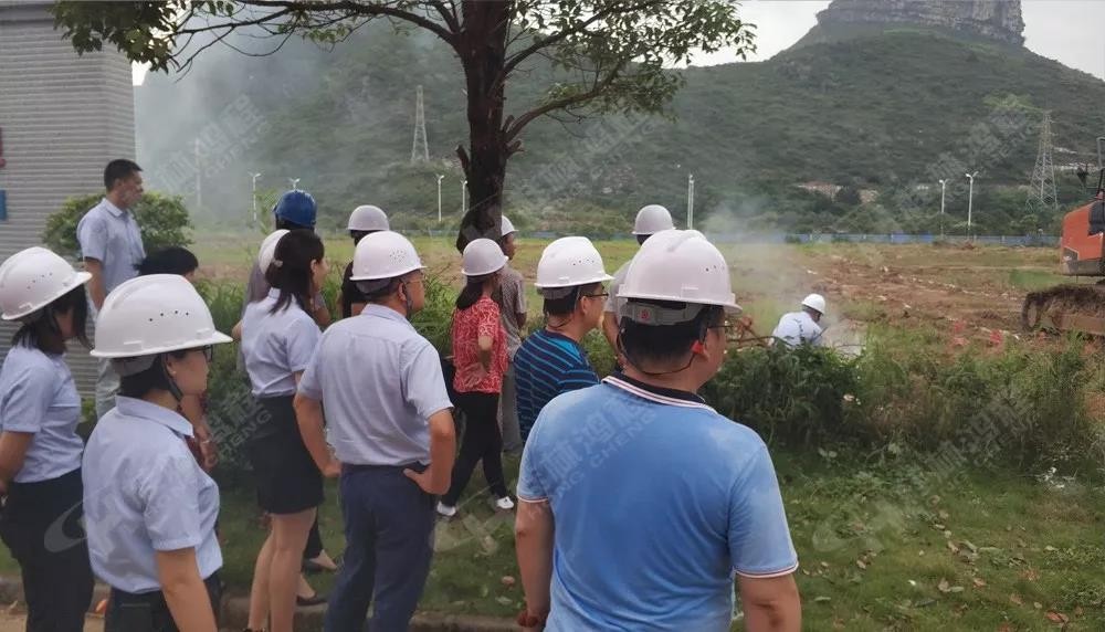 桂林鴻程機電設備有限公司廠區(qū)2#生產(chǎn)廠房開工大吉！